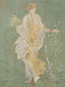 Wandgemälde der Flora aus Stabiae nahe Pompeji